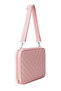 Fully Adjustable Pink Faux Leather Laptop Sleeve and MacBook Bag 11 /13.6/15.6 Inch M2/M3 Compatible Case - 4