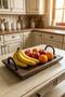 Beris - Rectangular Small Tray with Handles - 2