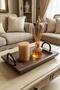 Beris - Rectangular Small Tray with Handles