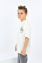 Boy's Printed Crew Neck Short Sleeve T-Shirt - 2