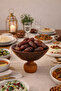 Ligna Melamine Wood Embossed 19 cm Salad Plate with Pomegranate Feet, Serving Plate, Deep Bowl - 2