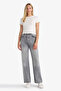 90's Wide Leg High Waist Pipe Leg Jean Trousers F5522Ax25Au