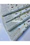 Meiwa Guipure-Edged Shiny Pearlescent Small Purple Flower Luxury Round Pvc Oilcloth Tablecloth
