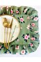 2 Pack Green Floral Duck American Service - 2