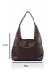 Zaneria Brown Knitted Detailed Shopper Women's Shoulder Bag - 4