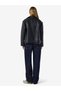 Kunstlederjacke Oversize - 5