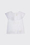 Girl's Collar Detailed Fisto White Blouse