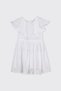Baby Girl Collar Detailed Fisto White Dress
