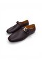 Women's Leather Buckle Comfortable Flats - 3
