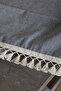 غطاء طاولة رمادي أنثراسايت هام بومبوم رنر (45 × 150) - 4