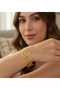 Ajda Zikzak Bracelet Gold Stainless Steel 3-Piece - 2