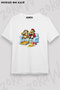 Unisex Oversize Mold Mordecai and Rigby Design Printed Tshirt