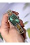 Women's Wristwatch Rectangular Model Cut Glass Steel Cord Waterproof Bracelet Gift - 7