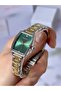 Women's Wristwatch Rectangular Model Cut Glass Steel Cord Waterproof Bracelet Gift - 5