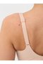 Women's Stitch-Free Bra with Removable Round Cups Laser Cut Invisible Bra Powder - 9288 - 4