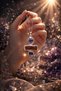 Amethyst Natural Stone Special Design Gold and Silver Option Steel Chain Necklace Does Not Tarnish