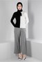 COLLAR TIE TWO COLOR KNITWEAR SWEATER 43187 - 3
