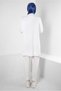Text Printed Ruffle Detail Sweatshirt Tunic 43699 - 3