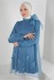 Tunic with Tie-Up Necklace and Accessory Detail 43577