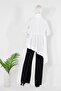 Asymetric Cut Volan Tunic 4864 - 3