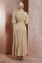 Belted Viscose Dress 44662 - 3