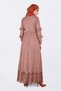 Skirt Fluffy Ruched Dress 4356 - 3