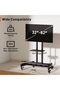 Rolling TV Stand for 32-75 Inch Flat/Curved LED/LCD/OLED TVs, - 5