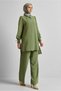 Shirt Collar Trousers Suit 45617 - 3