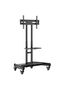 Rolling TV Stand for 32-75 Inch Flat/Curved LED/LCD/OLED TVs, - 2