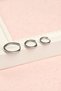 Women's Steel Color Non-Throwing Guaranteed Billed Earrings JFRCH2041 - 4