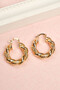 Women's Steel Color Non-Throwing Guaranteed Billed Earrings JFRCH2007 - 3