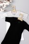 Boys / Girls 100% Cotton 2-Piece Black and White Short Sleeve Basic T-shirt - 3