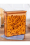 Yuviera 2300ml Wooden Lid Storage Container Set of 2