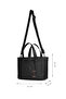 Black Women's Messenger Bag Us26307 Online Exclusive - 8