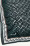 Gray Diamond Tie Pattern Crystal Scarf - 3