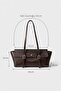 Women's Buckle Detailed Bag Brown - 3