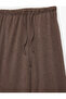 Bürümcük Fabric Wide-Legged Pants with Tie-Waist - 5
