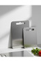 Stainless Steel Chopping Board Large and Small Size Set of 2 20X30 and 25X33 cm - 4