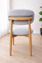 Bohemian Chair Cover New Model Chair Cover Jacquard Brick Pattern 1 Piece - 6