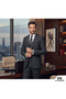 Slim Fit, 3 Piece Suit, Men's Classic Vest, Premium Fabric, Office and Special Occasion Suit - 5