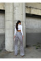 Patterned High Waist Denim - 3