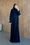 Self-Wrapped Prayer Dress Navy Blue