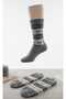 Nordic Geometric Winter Patterned Long/College Type Unisex Socks