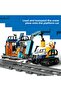 City Explorers' Arctic Express Train 60470 - Toy Building Set for Kids 7+ (1517P) - 7
