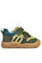 Schaggy Genuine Leather Dark Green Baby Sneakers - 3