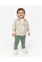 Girl's Holiday Set with Linen Jacket and Trousers, 3-Piece Holiday Set, 0-6 Years Old, Stylish Combination