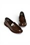 Y996051060 Brown Rustic Low-Heeled Women's Loafers - 7