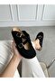 Genuine Leather Suede Cork Sole Orthopedic Women's Sabo Slippers