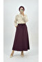 Feyona Six-Tassel Gabardine Skirt-Ma4281 Plum