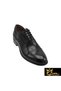 Men's Black Genuine Leather Shoes 348801014-1 - 3